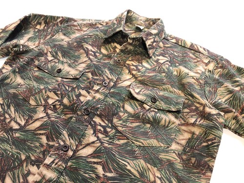 Allpine Pine Camo Hunting L/S Button 