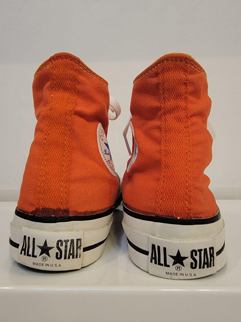 90s CONVERSE All Star Orange Made in USA US7.5 | eBay