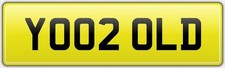 YO02 OLD FUN SENIOR CITIZEN SPORTS CAR REG NUMBER PLATE - DAD SNR GRANDAD ATOM