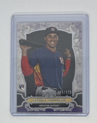 2014 Topps Triple Threads George Springer RC SP Purple Parallel 146/325