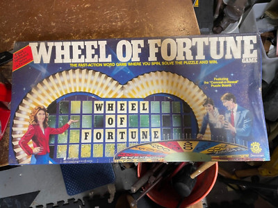 Wheel of Fortune Board Game Pressman 1985 Vintage Original Sealed New in Box
