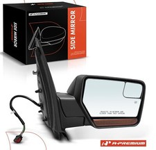 Espejo retrovisor eléctrico para conductor A-Premium con señal de plegado eléctrico térmico para Ford F-150 11-14