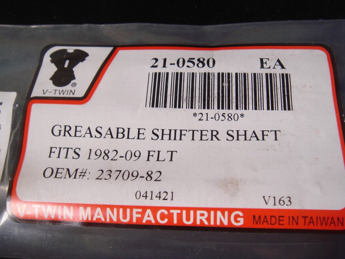 HMH　5足 Harley Shifter Shaft Greaseable Fitting FLH 1982-'16 33709