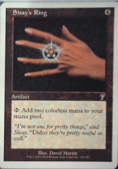 Sisay's Ring - 7th Edition: #315, Magic: The Gathering Nm R100