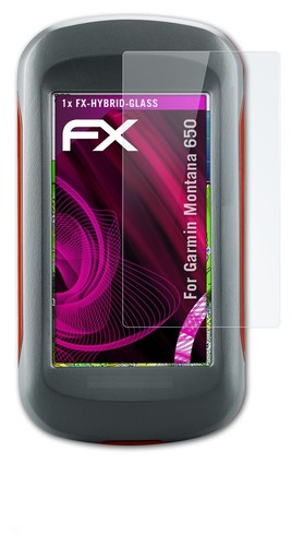 atFoliX Pellicola Vetro per Garmin Montana 650 9H Armatura di protezione - Foto 3 di 5