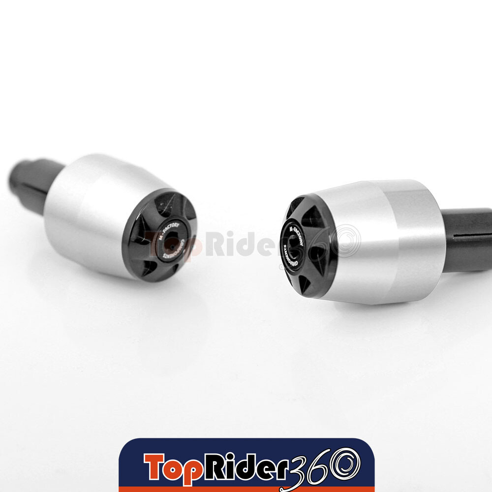 SILVER Handlebar Bar Ends BE2J For Kawasaki ZX-14 ZZR1400 06 SILVER Handlebar Bar Ends BE2J For Kawasaki ZX-14 ZZR1400 06