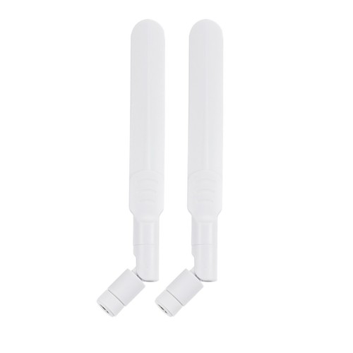 2pcs Dual Band WiFi 2.4GHz 5.8GHz 8dBi RP-SMA White Antenna for IP Camera Router