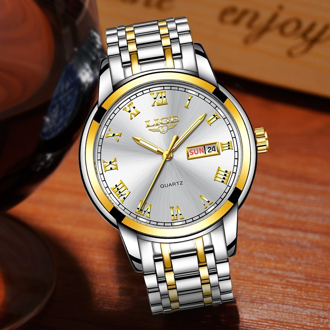 Montre étanche pour homme d'affaires idéale pour les réunions et le quotidien