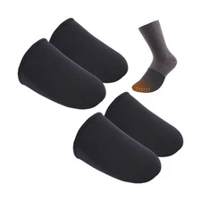 2 Pairs 3mm Neoprene Toe Warmers- Toe Covers Toe Warmer Booties- Thermal Foot...