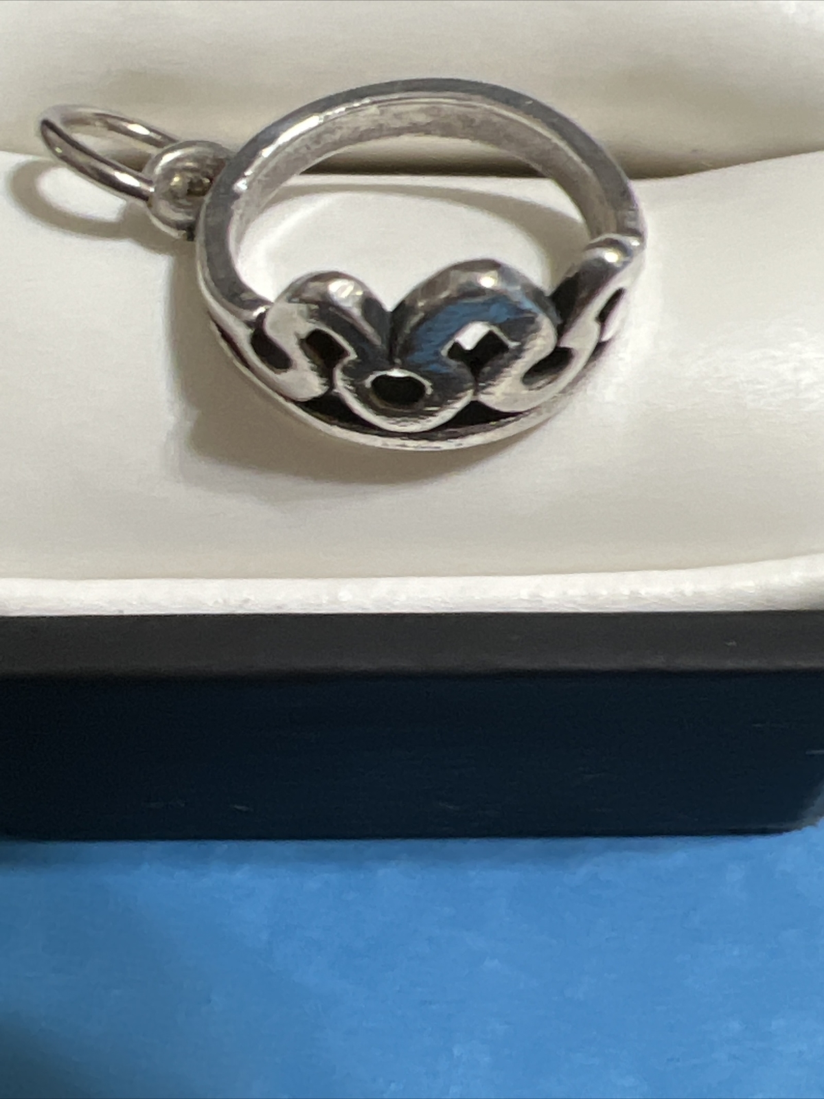 James Avery Sterling Silver Tiara Crown Charm Gem