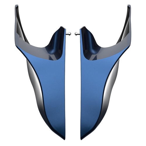 Cubierta lateral extendida Big Blue Pearl se adapta a más de 14 Harley Street Road Glide - Imagen 8 de 11