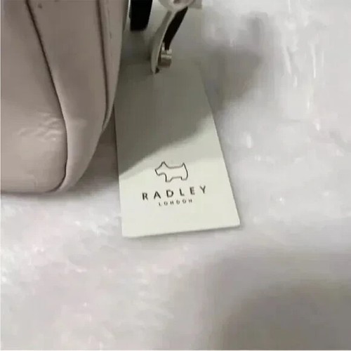 Radley London Alba Place Crossbody Bag Purse Light Pastel Gray New - Picture 2 of 5