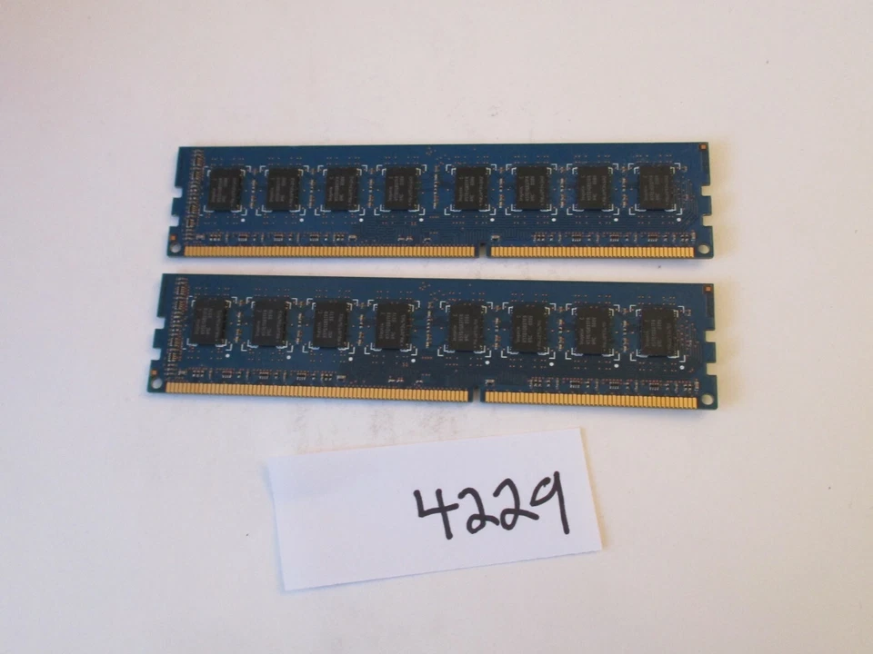 Hynix HMT125U6TFR8C-H9 2x2Gb=4Gb PC3-10600 1333Mhz DDR3 Desktop Memory RAM (4229 - Image 2 of 2