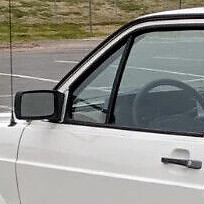Volkswagen Fox 2 Dr 1987 1988 1989 1990 - 1993 Left Front Door Vent Glass Volkswagen Fox 2 Dr 1987 1988 1989 1990 - 1993 Left Front Door Vent Glass