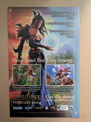 Spellforce: The Order of Dawn PC CD ROM Spiel 2004 Werbung - siehe Details