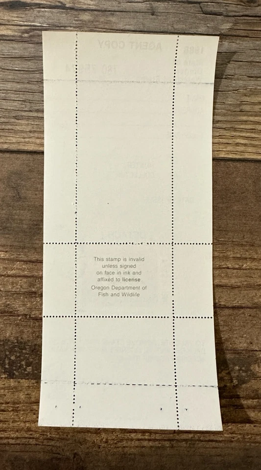 WTDstamps - 1988 OREGON - State Duck Stamp - MNH **HUNTER TYPE** - Image 2 of 2