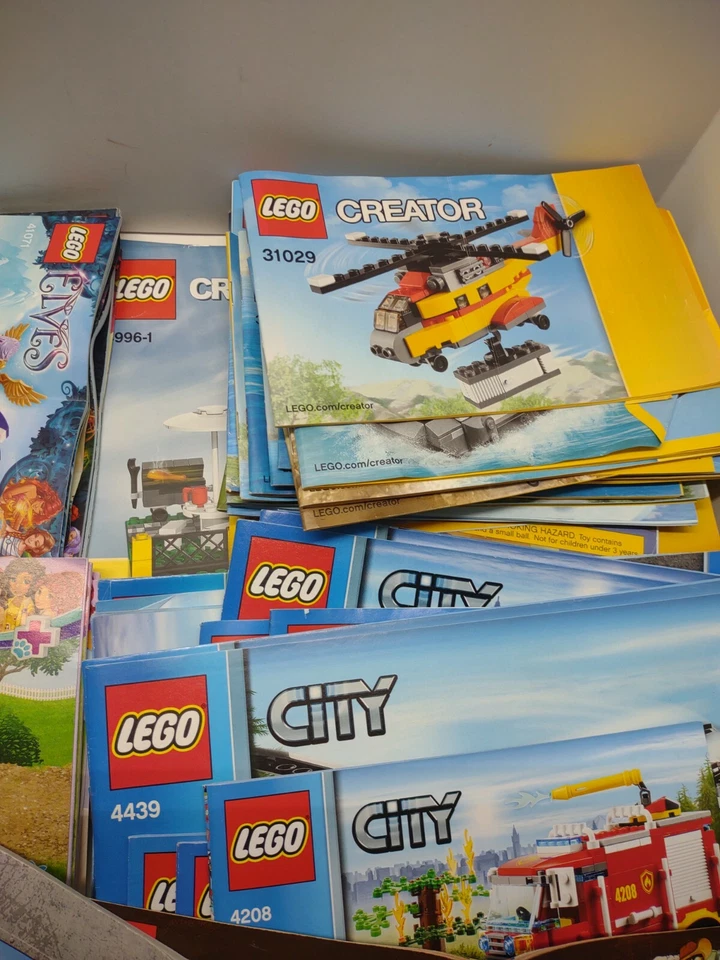 Gigantic Lego Manual Lot 93 Total, City, Creator, Ninjago, Elves, Indiana Jones - Image 2 of 4