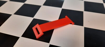 (3D Print) 1 New RED ''PULL HOOK'' for Schaper Stomper 4x4 Monster Truck Sleds
