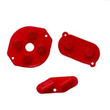  NEW Nintendo Game Boy DMG System Button Rubber Pads Set Red