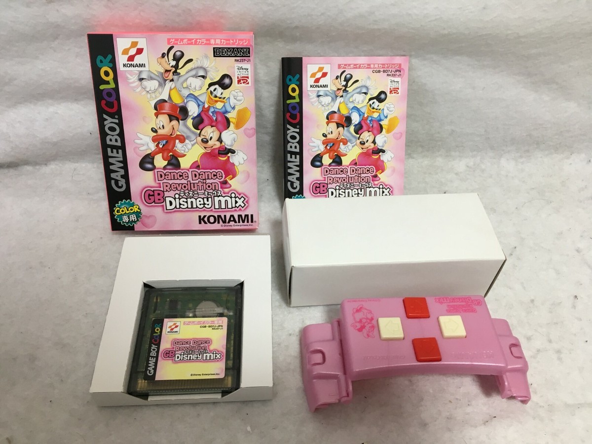 Dance Dance Revolution Disney Mix With Controller GameBoy Color 
