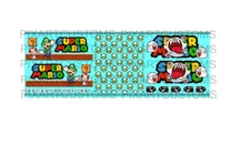 Super M Bros White Toner Water Slide Decal Set 1/64 Read Description