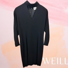 WEILL PEEP HOLE FRONT PERFECTION LITTLE BLACK DRESS - GORG! (SZ 10)