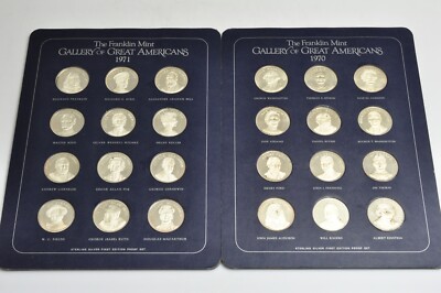 シルバー29枚set ［フランクリンミント ］アメリカの歴史 1913 to 1964 U.S. Silver Type Coin Set -Walking Liberty Half