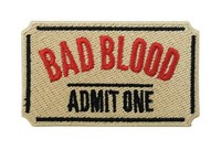 "\"Bad Blood - Admit One\" Patch Zum AufbüGeln - Kleiner Flicken, Gothic AufnäHer"