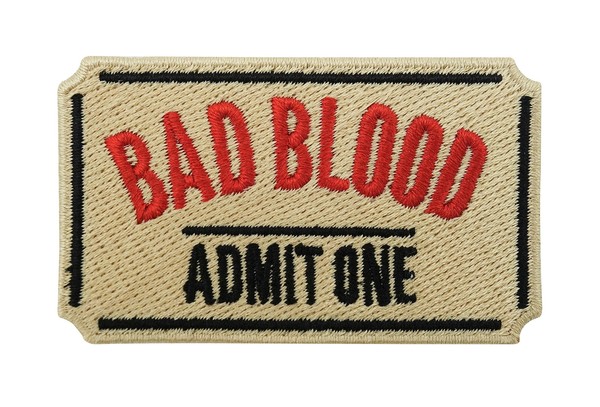 "\"Bad Blood - Admit One\" Patch Zum AufbüGeln - Kleiner Flicken, Gothic AufnäHer"-image