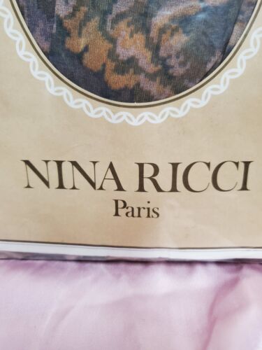 Vintage NINA RICCI PARIS Floral Pantyhose Designer French Stockings NOS RARE Rarität - Bild 5 von 8