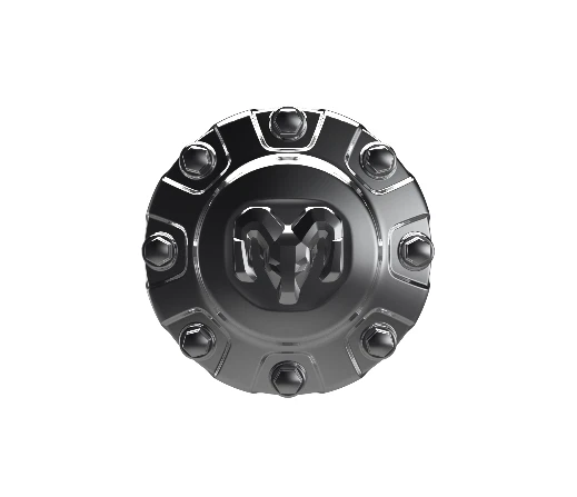 Cubierta de tapacubos central de rueda cromada doble RAM 3500 19-23 Mopar fabricante de equipos originales de fábrica Foto 2 de 3