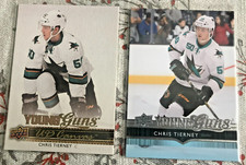 CHRIS TIERNEY RC LOT 2 YOUNG GUNS & CANVAS UD S1 #240 C112 ROOKIE 2014 CANADIENS