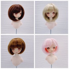 Short hair Bob High Temperature Fiber Wig for 1/3 1/4 1/6 Size BJD Doll New 07
