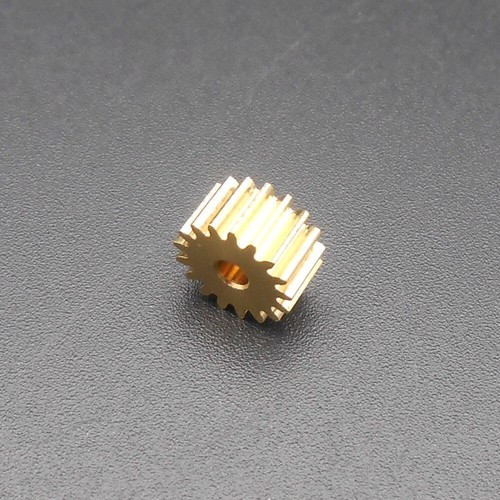 10Pc 0.4Mod 17T2A 172A Brass Gear Spur Pinion Bore Hole 2MM 1.98MM 4MM Leng 0.4M - Picture 5 of 8