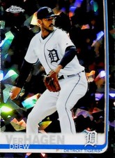 2019 Topps Chrome Sapphire Edition #586 DREW VerHAGEN DETROIT TIGERS
