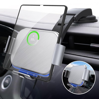 For Samsung Fold 4/3 Folding Screen Mobile Phone Car Wireless Charger Holder