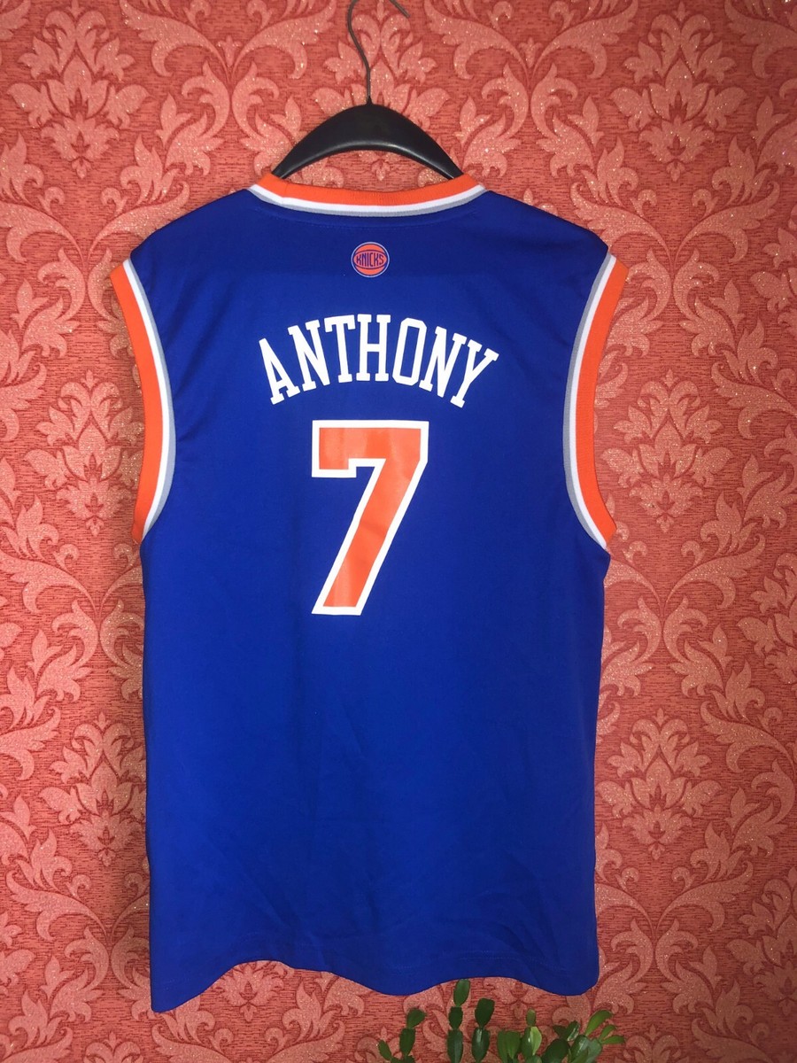 Rare New York Knicks basketball shirt #7 Anthony size S