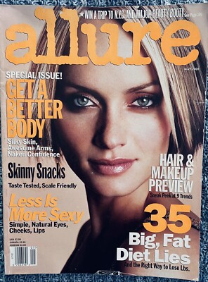 その他 W may 2001 Amber Valleta 2001 MAY ALLURE MAGAZINE - AMBER VALLETTA -Y2K Fashion