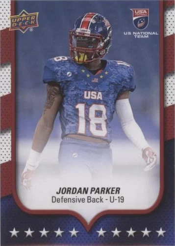 2016 Upper Deck USA Football Jordan Parker #18
