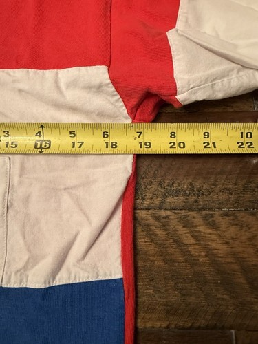 Vintage Coca Cola Red White & Blue Rugby Sz Sm Y14/16? - Picture 7 of 12
