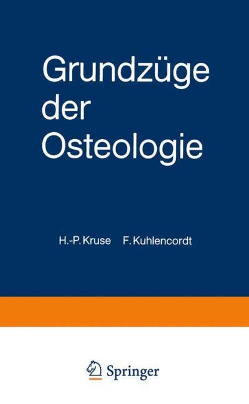 Thumbnail - Grundzüge Der Osteologie | F. Kuhlencordt (u. A.) | Taschenbuch |