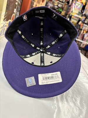 Bonnet New Era Phoenix Suns – Violet, Patch Tricot, Taille Unique, NBA