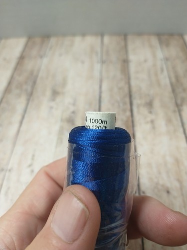 Madeira Polyneon 1000m Embroidery Thread Color 1843 Blue - Picture 5 of 6