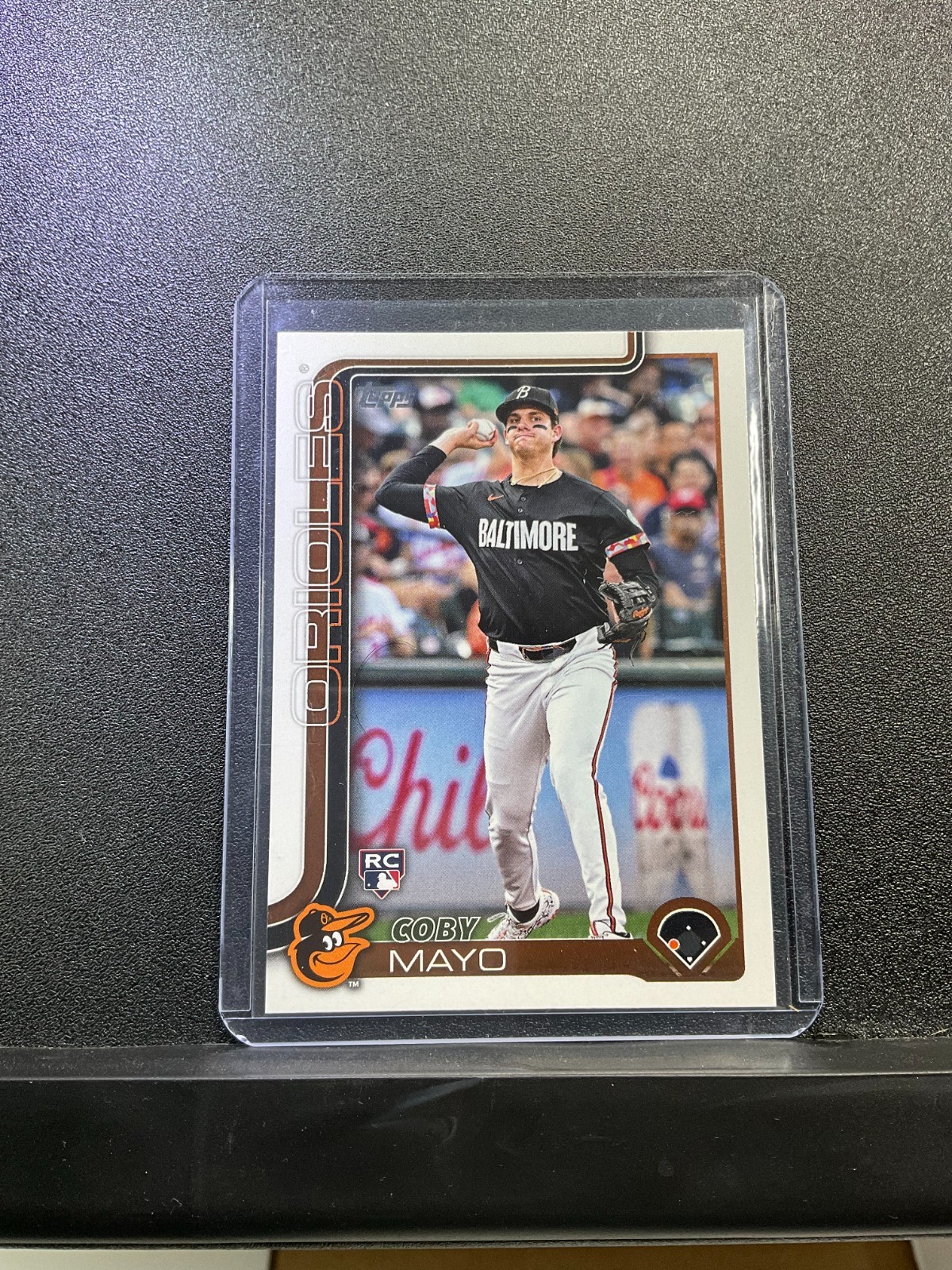 2025 Topps Series 1 Coby Mayo #20 Base Rookie Baltimore Orioles (RC)