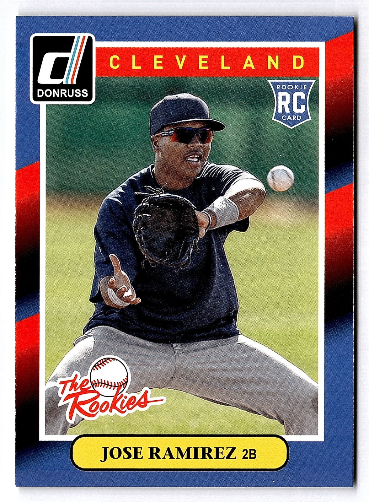 2014 Donruss The Rookies Jose Ramirez RC Rookie Card #41 Guardians