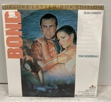 New Sealed THUNDERBALL 2 Disc Deluxe Letterbox Ed LaserDisc JAMES BOND 007
