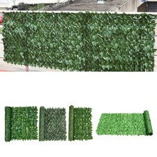 Artificial Faux Leaf Hedge Decor Panels Roll Privacy Screening Garden Fence
