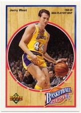 1991-92 Upper Deck #3 Jerry West Basketball Heroes: Jerry West E1