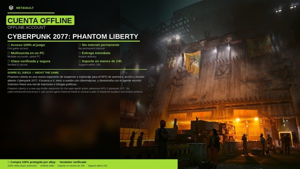 Cyberpunk 2077 + Phantom Liberty | GLOBAL | CD Projekt Red | OFFLINE ACCOUNT PC