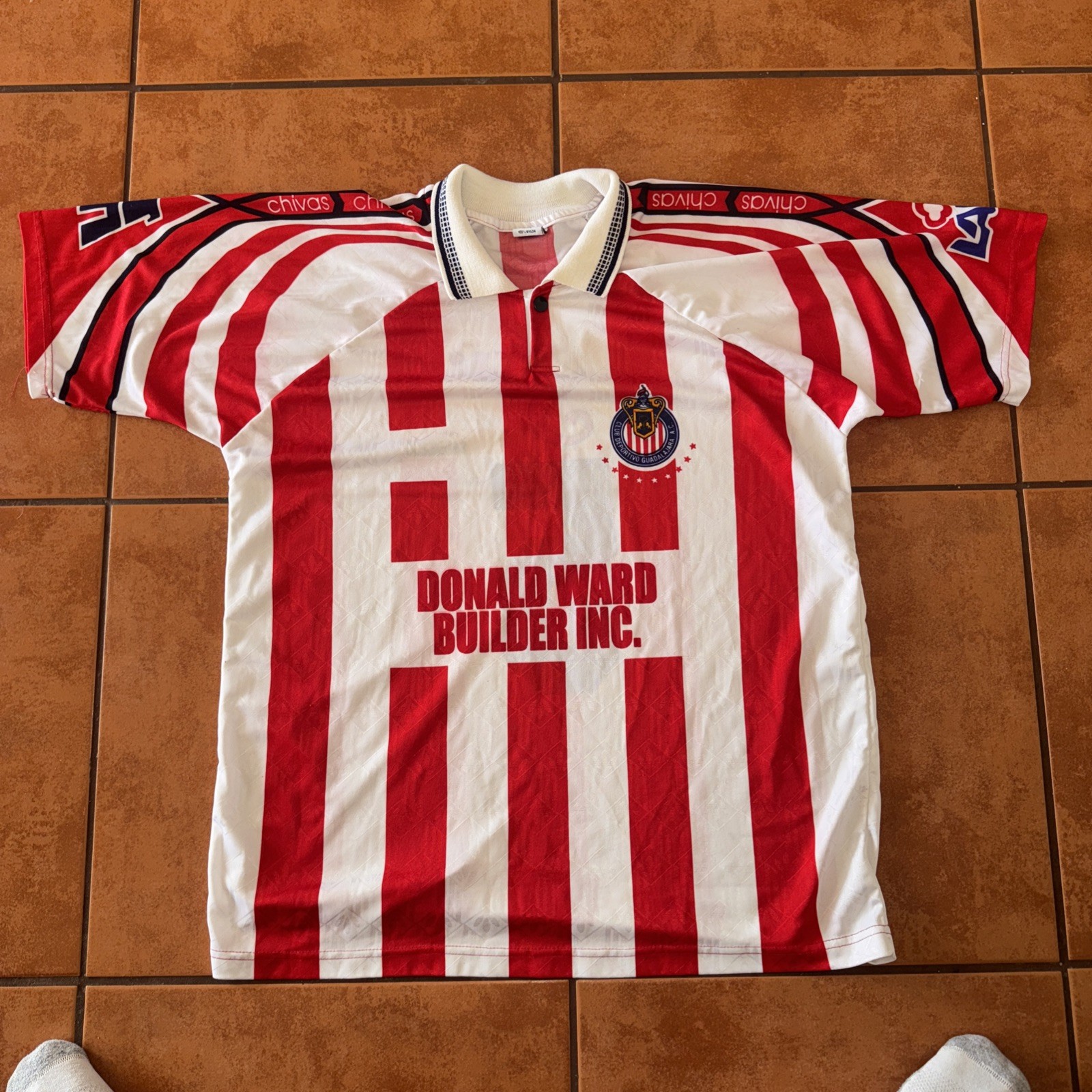 Vintage Rare Guadalajara Chivas 90s Soccer Jersey Xxl Mexico